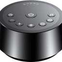 Color Noise Sound Machines with 25 Soothing Sounds Sleep White Noise Machine 32 Volume Levels 5 Timers and 4 Sound Categories and Memory Function for Home Office and Travel (Black)
