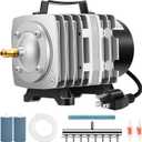 VIVOSUN Air Pump Kit, with 40 W 1110 GPH Commercial Air Pump, 8-Way Splitter, 2 Pcs Air Stones, 25 ft Air Tubing, 2 Pcs Check Valves, for Aquarium, Fish Tank & Hydroponics