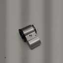 50X Pocket Magnifier Mini Jewelry Coins Stamps Eye Loupe Magnifying with 2 LED Illumination 1 Light Adjustable Focus Lens with Storage Bag (Silver)