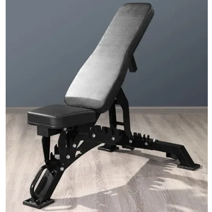 Commercial Grade Adjustable Weight Bench Press, Black, 46.2x17.3x9.4 inch