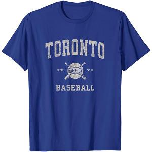Toronto Vintage Baseball Throwback Retro Design T-Shirt S
