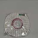 Leinuosen Flexible Molding Trim Peel and Stick for Walls 10ft Decorative Bead Pearl DIY Wall Trim for Bathroom Mirror Frame Border Backsplash Tile Ceiling Cabinet TV Wall Edge(White, 10ft /20 mm)