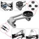Out Front Adjustable Bicycle Mount - Aluminum Alloy Bike Mount for Garmin Extended Mountain Bike Computer Road Mountain Cycling GPS Combo Extended Bike Accessories for 32mm Handlebar
