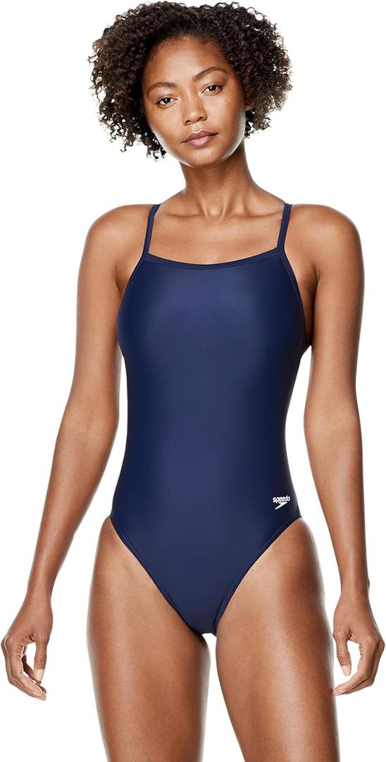 Speedo Women's Swimsuit One Piece Powerflex Flyback Solid Adult Team Colors (26)