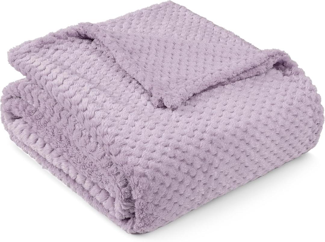 Lavender Purple Blanket for Couch Bed  2ps 23×32"