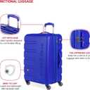 SwissGear 7366 Signature Hardside Expandable Luggage with Spinner Wheels, TSA Lock, Cobalt, Checked-Medium 23-Inch