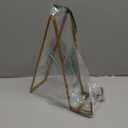 Large Plate Holder Display Stand - 12 inch Super Tall Big Plate Stands for Heavy Duty Display - Metal Picture Frame Stand - Tabletop Easel Stand for Decorative Platter | Plaque | Book - 2 Pack - Gold