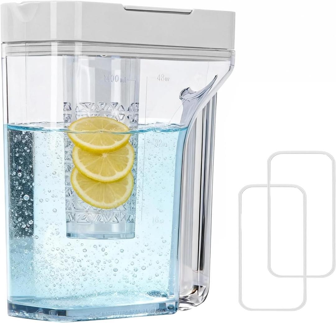 Water Jug for Fridge Compatible with Samsung Refrigerator Parts RF23 Series Replacement, No-Leak Water Pitcher Reservoir for Samsung Water for Refrigerators