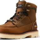 Ariat Men's Rebar Lift 6" Waterproof Composite Toe Work Boot (Brown) 9.5