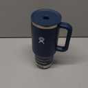Hydro Flask Travel Tumbler with Handle, Lid and Straw - Insulated Stainless Steel in 40 Oz Indigo Blue