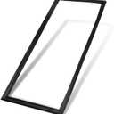 W10830047 Refrigerator Door Gasket (Magnetic Strip Inside, Black),42.91"x16.93" Fridge Door Gasket Compatible with jenn air/kitchen aid/whirlpool Refrigerators