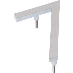 Montague Metal Products MHN-24-7-F-WE2 Floating House Number, 24" x 18" x 0.375" White Two Tone