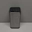 Universal Knife Block, Knife Holder without Knives, Stainless Steel Knife Storage Block for 3.5" to 8" Knives, with Slots for Scissors and Sharpening Rod,for Kitchen Counter