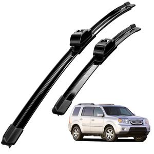 DIOCNAD Compatible With Honda Pilot 3 4 2 2009-2025 Front Windshield Wipers Water Repellent in All-Seasons OEM Quality Set of 2 (Driver & Passenger Side) 26"+24"