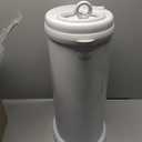 Ubbi Steel Diaper Pail, Odor Locking, No Special Bag Required, Award-Winning, Registry Must-Have, White