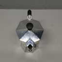 Bialetti Moka Express Iconic Italian Stovetop Espresso Maker (Natural Silver, 6 Cups)