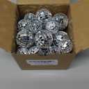 Disco Ball  Assorted Sizes Hanging Mini Silver Balls for Party, Wedding, Cake Toppers, Room & Classroom Decor 22PCS