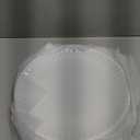 TP 10.5" Reusable Melamine Paper Plates, Round Plates for Party Picnic Outdoors, Set of 6, White