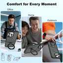 Compatible with iPhone 16 Pro Max Case with 360 Stand,Black | Magnetic 360 Spin Stand
