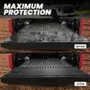 LASFIT Tailgate Mat for Toyota Tundra 2022-2026 (Not Fit Drop-in Liners), All Weather Truck Tailgate Liner for Tundra TPE Tailgate Protector Liner Tundra 2022 2023 2024 2025 2026 Accessories, Black