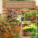 Legigo 3 Pack 12 Inch Hanging Basket Coco Liners Replacement, 100% Natural Round Coconut Coco Fiber Planter Basket Liners for Hanging Basket Flowers/Vegetables