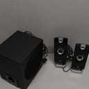 Cyber Acoustics CA-3090 2.1 Speaker System with Subwoofer with 18W of Power  Easy Setup and Convenient Controls, Great for Music, Movies, and Gaming