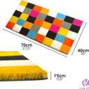 Coir Door mats Outdoor, Door mat Outside Entrance, Welcome mat Indoor, Doormat Outdoor, Funny Door mats Outside, Coir Doormat 16"x27.5" (Squares)