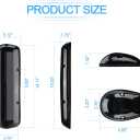 LIMICAR 3X Smoked Cover Cab Roof Top Marker Running Lamps Amber 30 LED Lights Compatible w/ 2002-2007 Chevrolet Silverado/GMC Sierra 1500 1500HD 2500 2500HD 3500 Trucks LED Light Machines