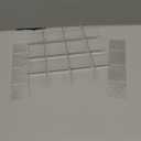 Onerbuy 8pcs Adjustable Grid Drawer Dividers DIY Plastic Closet Separator Tidy Organizer Container 32.5 * 7cm/ 12.8 * 2.8inch for Underwear Socks Belt Office Supplies(Transparent White)