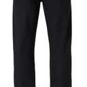 Men's Business & Casual Dual-use Trousers, Golf Pants Straight Leg, Multi-Pocket Design. (Black)