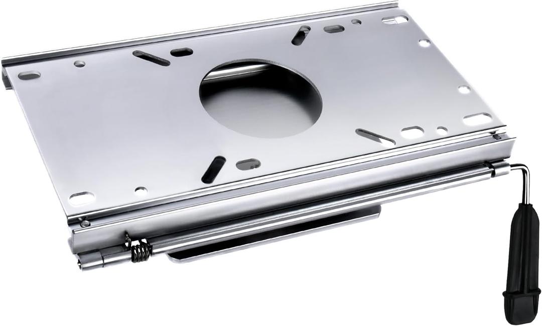 Aluminum Fore & AFT Boat Seat Slider,Universal Fit for Most Standard Boat Seat Pedestal Bases 5.3 * 5.3 inch