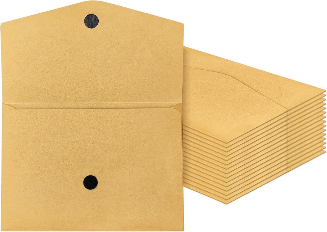 9" x 12.75" Catalog Envelopes for Invitation Cards, 180 GSM Kraft Paper Envelopes Organizing and Storage, Pictures, Photos, Documents Multiple use (25 PCS)