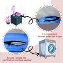 Inflatable Dog Cone Collar-Soft Protective Cone for Dogs After Surgery,Dog Donut Collar for Large Medium Small Dogs and Cats (Blue,X-Large) (Blue, XL)