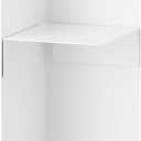 Yamazaki Home Tower Supplies Organizer-Slim Rolling Bathroom Storage, Toilet Paper Stocker with Adjustable Shelf - Steel -