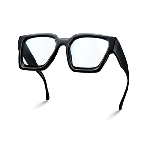 livho Oversized 99% Blue Light Glasses for Woman - Rectangle Fashion Glasses for Computer, Chic Preppy Frame - Anti Eyestrai