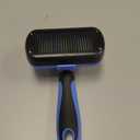 Self-Cleaning Brush for Pet Deshedding - Skin-Friendly Grooming Tool for Dogs and Cats, Blue