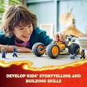 LEGO NINJAGO Arins Ninja Off-Road Buggy Car Toy with 4 Minifigures, Building Set for Kids with Dragon Toy from The NINJAGO Dragons Rising TV Show, Birthday Gift for 7 Year Old Boys and Girls, 71811