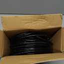 16/3 10A 125V 1250W 100 Ft Outdoor Extension Cord Waterproof, Weatherproof & Flame Retardant Black 3 Prong Power Cord Outside for Lawn & Garden, SJTW ETL Listed