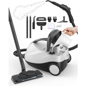 Steam Cleaner,Fast 50S Heat-Up Refill Anytime,293F/70 PSI Powerful Multipurpose Handheld Steam Mop for Home Use with 50.7Oz Capacity,Steamer for Carpets,Hardwood Floor,Car,Tile,Crack Cleaning,6M Cord