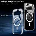 Protective Case Compatible for Google Pixel 10 Case | Slim Matte | Military-Grade Drop Protection | Shockproof | Anti-Fingerprint | Wireless Charging | Clear
