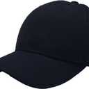 Lightweight Cotton Baseball Cap for Men & Women – Adjustable Back Strap, Wide Brim Sun Hat, Plain Blue Cap for Daily Wear, DIY & Custom Design