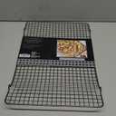 Nordic Ware 43343 Oven Safe Nonstick Baking & Cooling Grid (1/2 Sheet), One Size, Steel