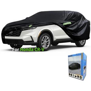 Custom-Fit for Honda Car Cover, Automobiles All Weather Waterproof, Car Cover All Weather Snowproof UV Protection Windproof Outdoor Full car Cover (for Honda CR-V)