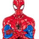 Jay Franco Marvel Spiderman Soap Dispenser - Red & Blue Superhero Kids Bathroom Accessory - Resin Lotion Pump