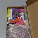 40 Sets Cheer Pins Multicolored Spirit Clips Volleyball Clothespins for Backpacks 400 Pcs Colored Beads Decorations for Cheer Team Gifts Bulk