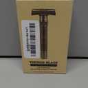 VIKINGS BLADE Adjustable Double Edge Safety Razor + Luxury Case. Smooth, Reusable, Eco-Friendly (The Emperor Frosted Chrome)