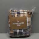 Eddie Bauer - Twin Size Blanket, Ultra-Soft Plush & Reversible Plaid Bedding for Year Round Comfort, Throw Blanket for Couch or Bed (Trailhead Plaid Beige)