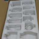 12pcs Glass Bud Vase Set, Small Clear Flower Vases for Centerpieces in Bulk, Mini Vintage Vase for Wedding, Home,Table Decoration