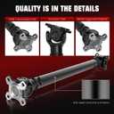 TadaMark Front Complete Drive Shaft Assembly Propeller Shaft for BMW 325xi 2.5L 2001-2005, 330xi 3.0L 2001-2004, for BMW X3 2.5L 3.0L 2004-2010 Only fit AWD Automatic trans 5L40-E for 2620750296