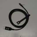 XAOSUN Bidirectional USB C to DisplayPort 1.4 Cable 8K@60Hz 4K@240Hz, 6.6FT/2M DP to USB C Thunderbolt 4 Cord, Aluminum Case Nylon Braided, Compatible with iPhone 17 16 15, MacBook Pro/Air, iPad